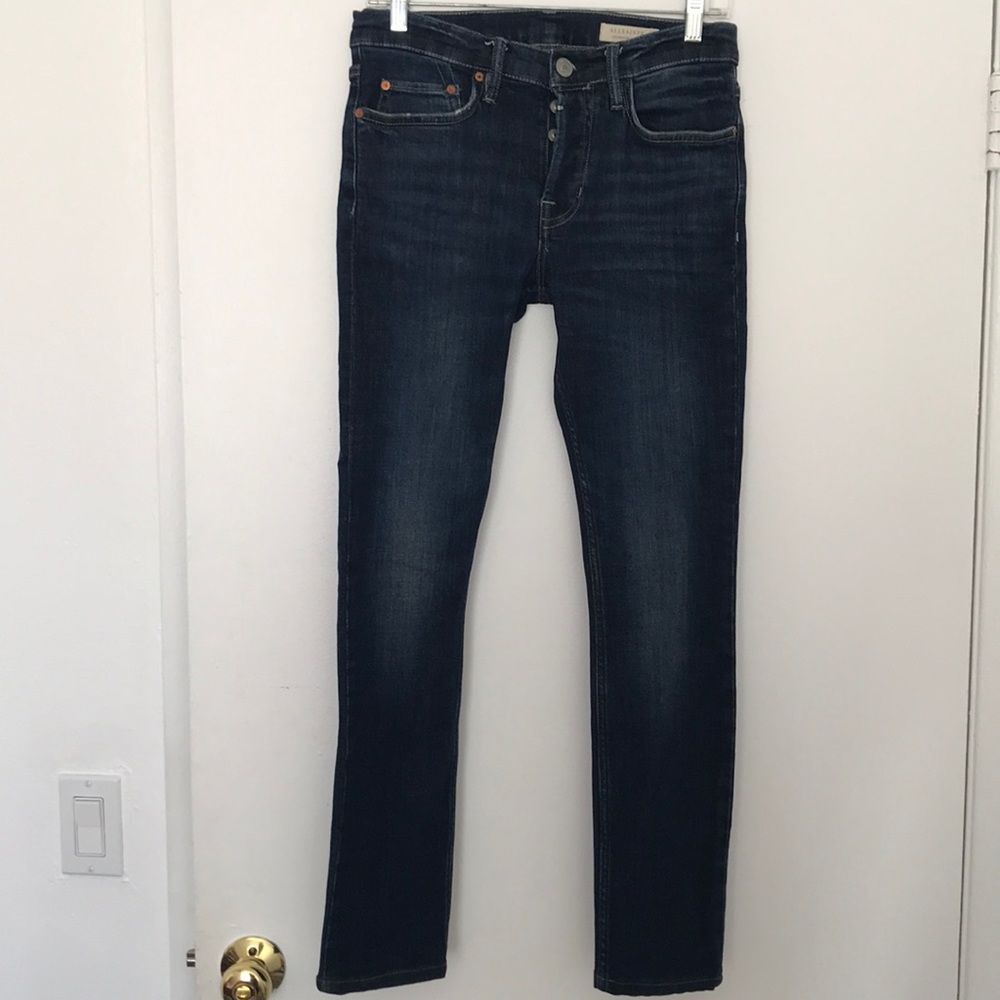 All Saints Mens Blue Jeans W28